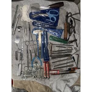 Lot of Small Machinist Parts & Tools Craftsman, Stanley, General, Bard Parker